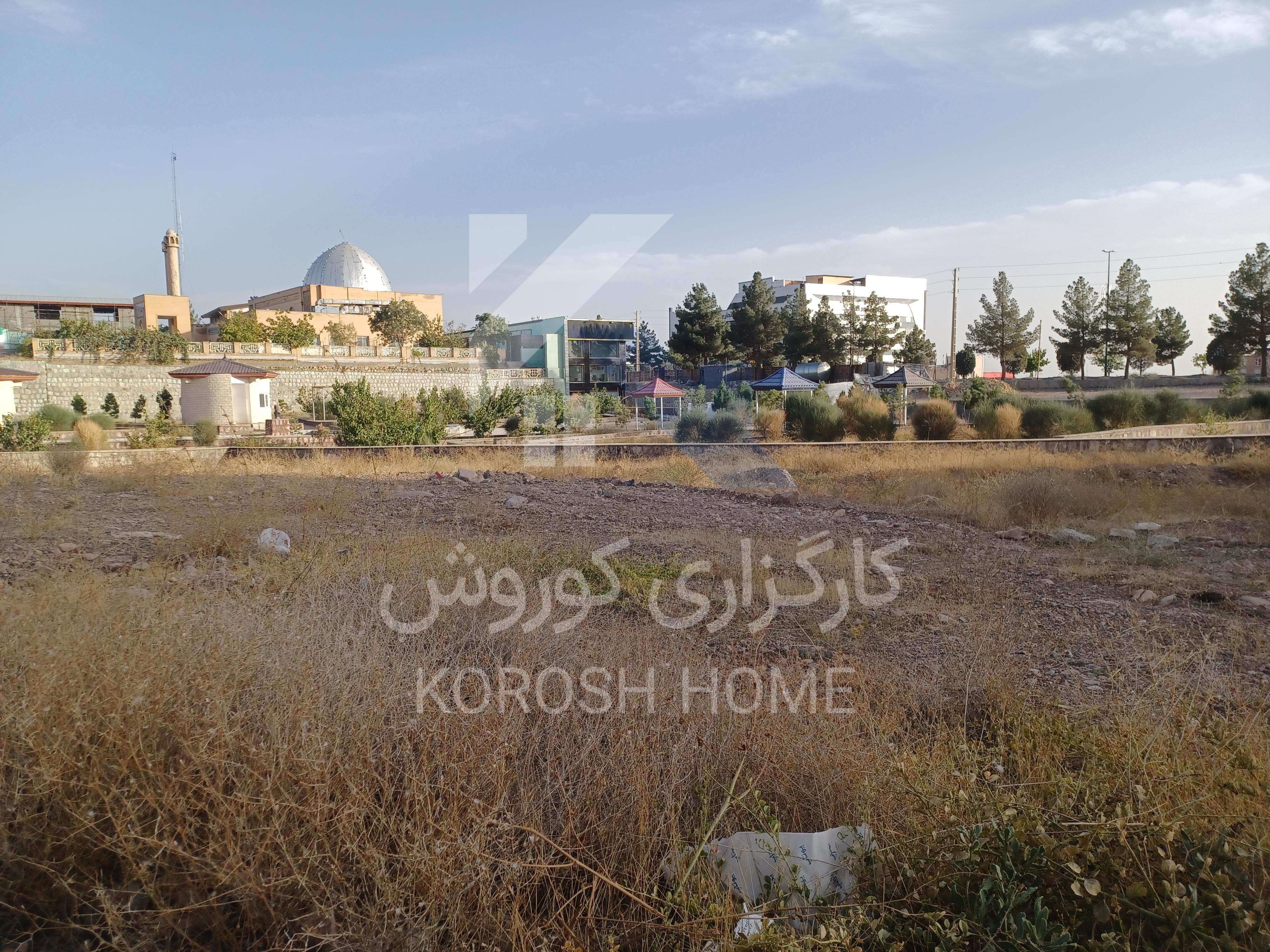 فروش زمین ۲۷۰متری دوکله و ۳بر/ روبروی تجاری مهرگان