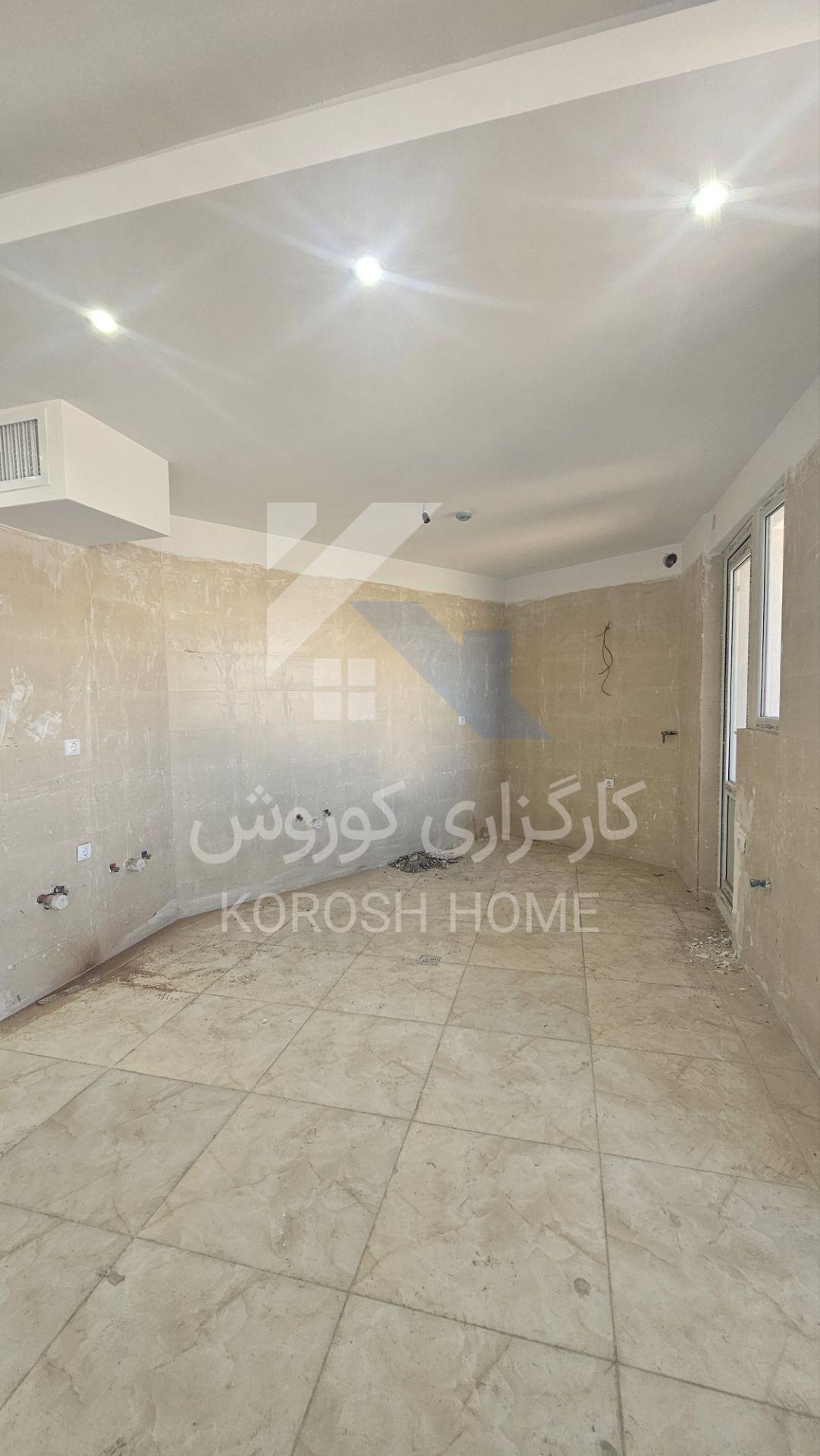 فروش اپارتمان خام و نوساز/متراژ بالا/داراس سالن GYM