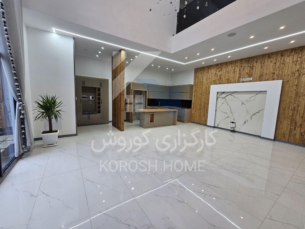ویلایی دوبلکس 3 خواب با 180 متر بنا لوکس استخر دار